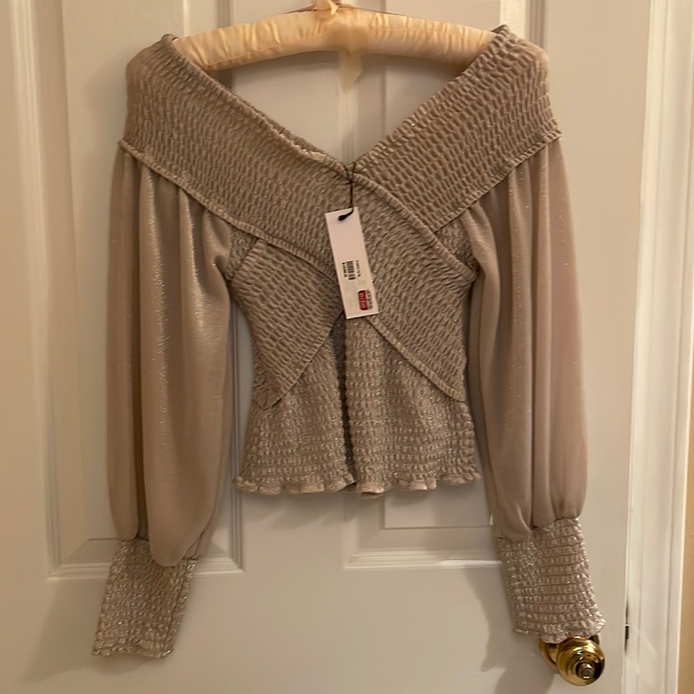 BB Dakota by Steve Madden Crossfire Top Blush Women's Size XS, new with tag.